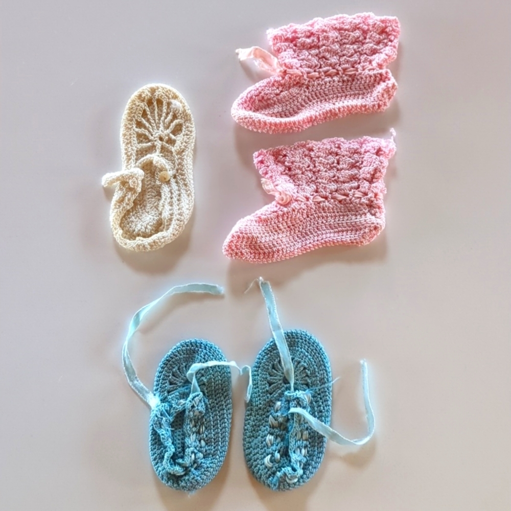 Vintage Baby Booties 5